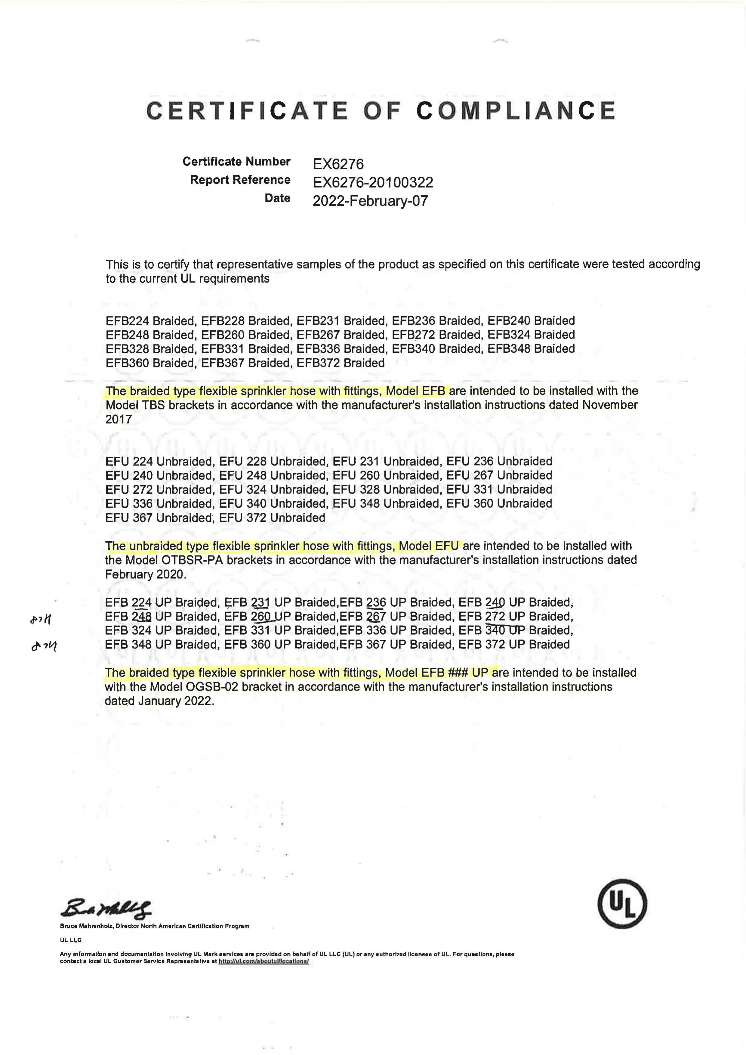 braided flexible sprinkler hose with fittings