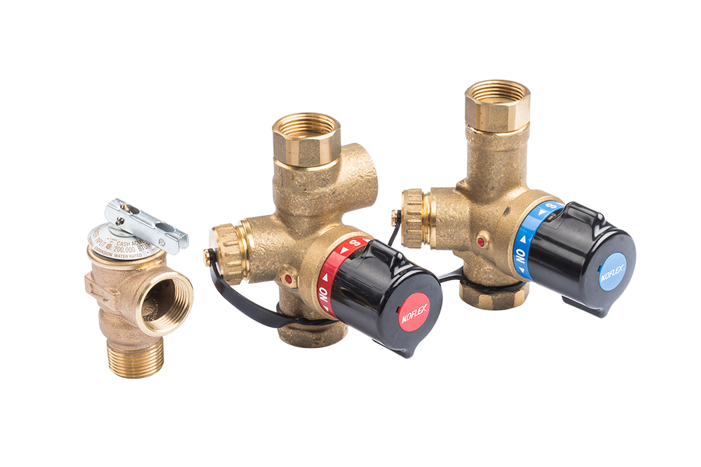 Softurn Tankless Water Heater Isolation Valve Kit 큰 사진