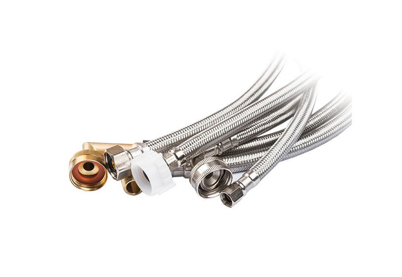 Braided Water Connectors 스테인리스 편조 호스 사진