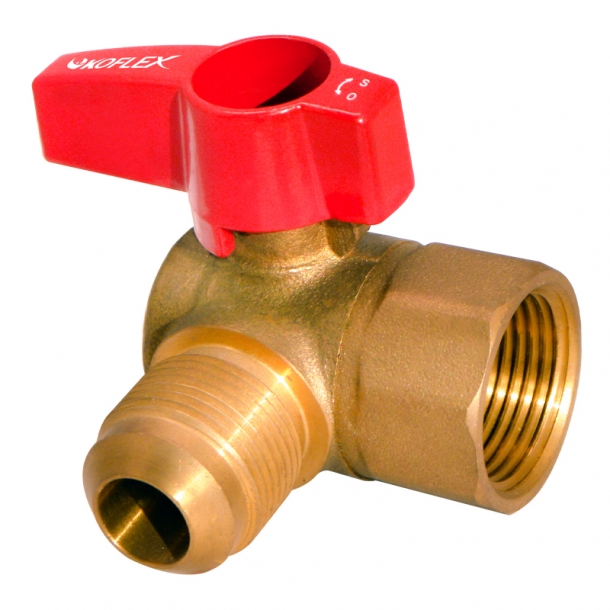 Angled Gas Ball Valve Flare x FIP	 제품사진